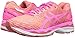 ASICS Women's Gel-Nimbus 18 Running Shoe, Peach Melba/Hot Pink/Guava, 10 M US