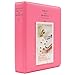 Ablus 64 Pockets Mini Photo Album for Fujifilm Instax Mini 7s 8 8+ 9 25 26 50s 70 90 Instant Camera & Name Card (64 Pockets, Flamingo Pink)
