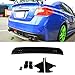 Compatible with 2015-2021 WRX STI Sedan Rear Bumper Difusser Splitter Add On Valance Underbody Bumper Fascia Unpainted
