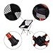 Ultralight Portable Folding Camping Chair with Carry Bag, Lightweight Compact Hiking Equipment for Outdoor Camp, Festivals, Backpacking Travel, Beach, Picnic, kid's Summer Camp (Orange)