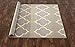 Modern Moroccan Trellis Gray-Yellow 5' X 7' Area Rug