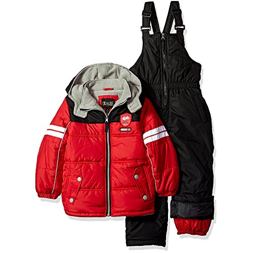 iXtreme Little Boys' Active Colorblock Snowsuit, Red, 6