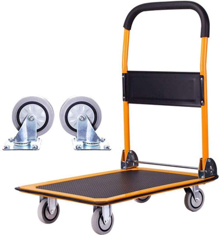 Saco de Carretilla de Mano Plana con Plataforma de Carro Plegable para