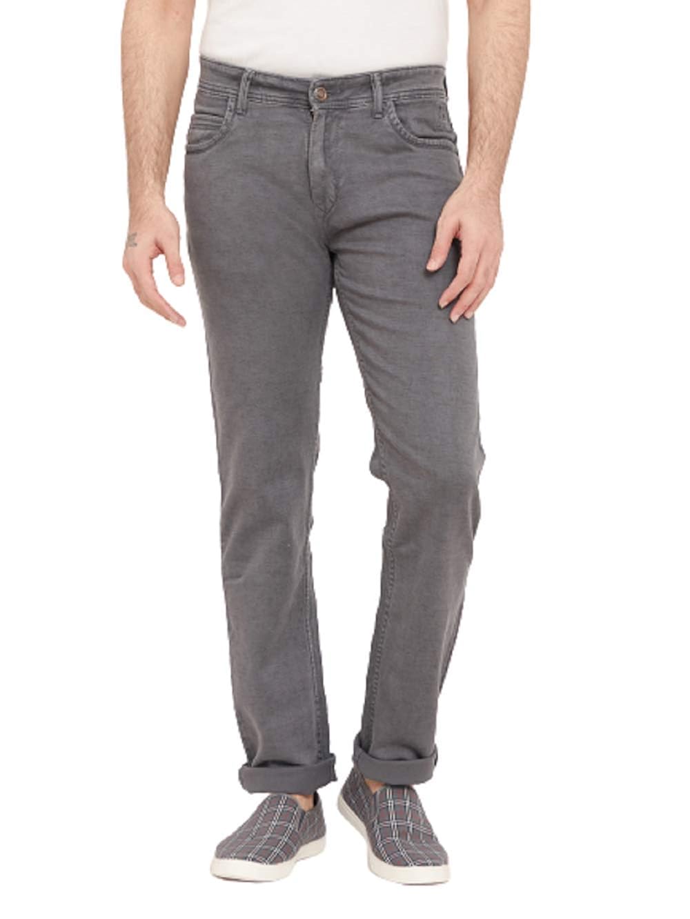 Buy R J DENIM Men's Relaxed Fit Jeans (SAI FASHION_Grey_30) at Amazon.in