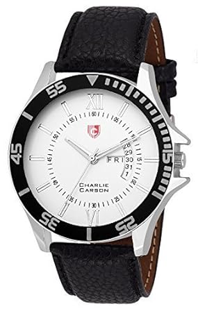 Charlie Carson Analogue White Dial Mens Watch CC006M