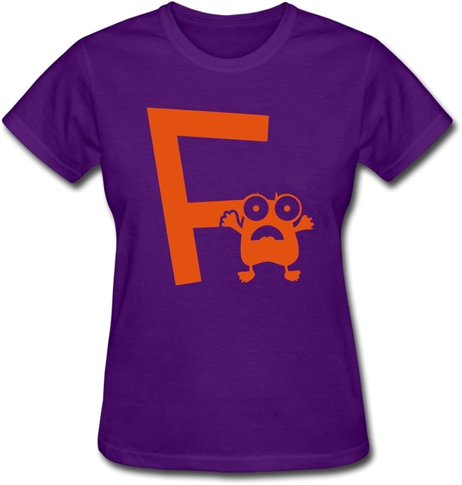 WSB Women's Tshirts Geek Monster F Mono Custom Made T Shirts Black