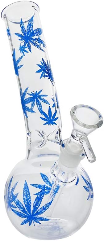 The Transparent Bottle is Hand Painted with a Variety of Blue Leaves, which is The Best Residence for Plants, and can Also be Decorated in The Room as a Scenic spot