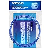 Tecboss Bowden Tubing, Premium PTFE Tube for 1.75mm Filament Teflon Tubes Low Friction, Compatible with All 1.75mm PLA ABS 3D Printer, 1 Meter 2 Pack