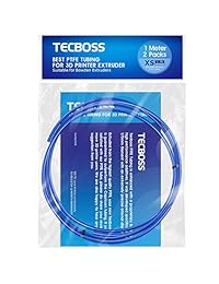 Tecboss   Tubo de teflón Bowden de alta calidad para tubos de teflón de 0.069 in de baja fricción, compatible con todas las impresoras 3D PLA ABS de 0.069 in, paquete de 2 unidades