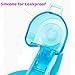 Newweic 68 oz Water Bottle with Straw Wide Mouth BPA-Free Clear Plastic Reusable Water Bottle- Spill Proof - Gym Drinking Bottles with Chug Lid, Handle and Strap for Sports Camping Yoga (2L, Pink)
