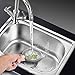 Zoevan 2 PCS Stainless Steel Kitchen Sink Strainer - Heavy Duty Advanced Basket Strainer, Large Wide Rim 4.5