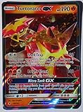 Pokemon, Sun & Moon Guardian rising, Turtonator GX 18/145, Ultra Rare, Mint, New, Full Art