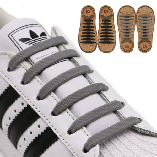 No Tie Shoelaces, Pack of 2, Elastic Shoe Laces for Kids and Adults