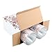 9 oz Rose Gold Rimmed Plastic Cups Clear Plastic Tumblers - Disposable Hard Party Wedding Plastic Cups 60 Pack-WDF (Cups)