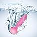 HAOBAIMEI Luxury Vibrator for Women[Big Sale Now]- Rechargeable Massager: Wireless &Waterproof Massager for Back/Neck/ Foot -Multi Speed Vibration– Mini Portable for Travel Gift-Whisper Quiet- Pink