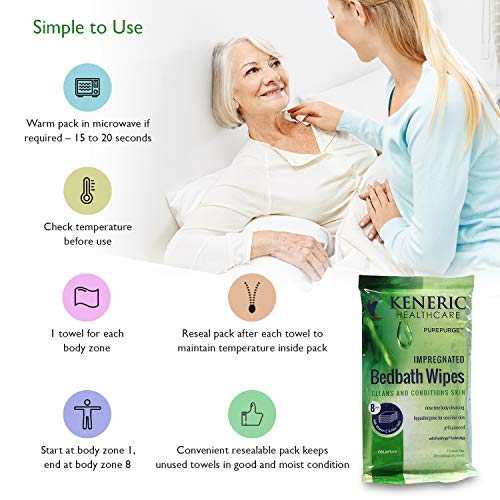 5 Rinse+Bath+Wipes+Pack+Hypoallergenic