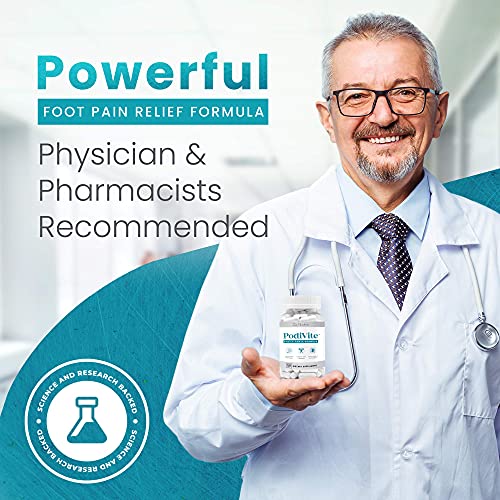 PodiVite, Foot Pain Relief Vitamin, Plantar Fasciitis Pain Support