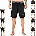Elite Sports Men's Black Jack Series Fight Shorts, Gray, X-Large