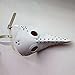 Kangkang@ Plague Bird mask Doctor mask Long Nose Cosplay Fancy Mask Exclusive Gothic Steampunk Retro Rock Leather Halloween mask (White)