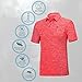 Jolt Gear Mens Dry Fit Golf Polo Shirt, Athletic Short-Sleeve Polo Golf Shirts