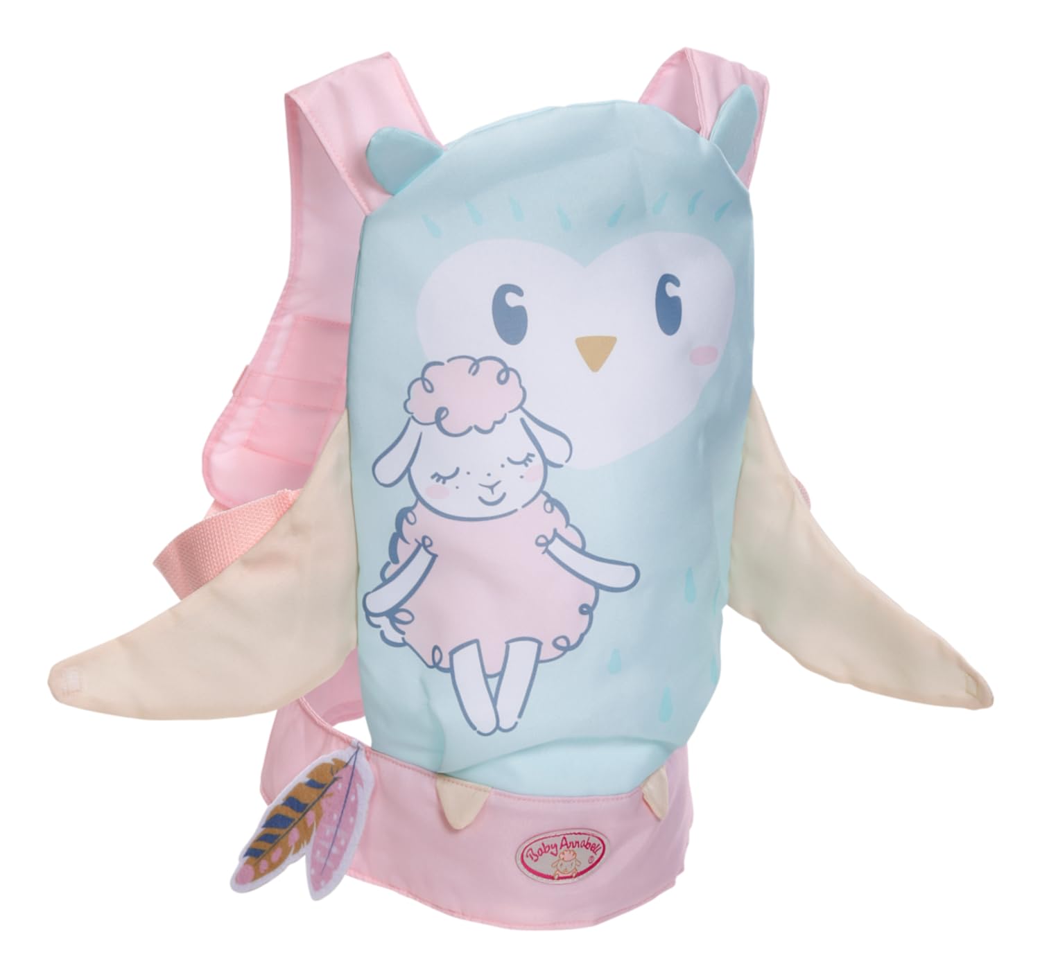 Baby Annabell Active Baby Carrier 710463 - Doll Carrier with Adjustable Belt System for Dolls up to 43cm - Suitable for Children from 3 Years Old