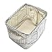 Foldable Storage Bin Basket, JIALEEY 4 PCS Foldable Fabric Storage Receive Basket with Handle Cotton Linen Blend Storage Bins for Makeup, Book, Baby Toy, 8x6x5.5 inch