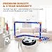 Kids Toys Hover Ball Soccer Ball Toy with 2 Goals, Hover Ball Set with LED Light, Excellent Time Killer for Boys/Girls, Air Soccer Disk with Foam Bumper for Indoor Games, An Inflatable Ball Included