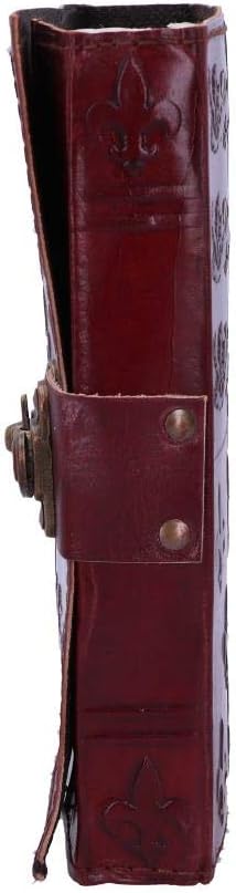 Nemesis Now Lockable Red Leather Medieval Embossed Journal, Paper, Burgundy, One Size - Image 3