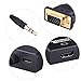 Tendak VGA to HDMI Adapter with Audio Support 1080P and USB Power Video Cable Converter for Laptop Desktop HDTV HD Projector