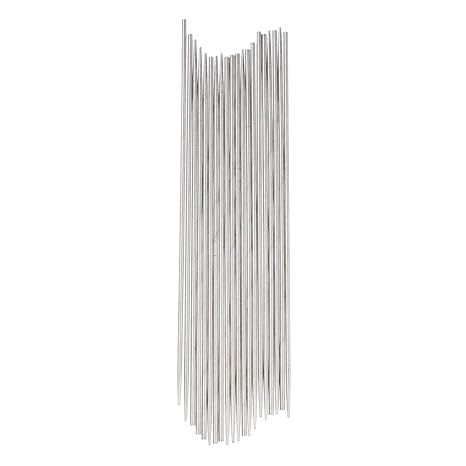 perfk 20 Stücke Federdraht Stahl Nadel Saxophon Feder Nadel Reed Nadel Instrument - Silber 0,8