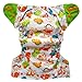 EcoAble Baby Charcoal Bamboo All-In-One AIO Cloth Diaper w/ Pocket, Size 10-35Lb (Dino)