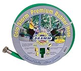 Dramm 17034 ColorStorm Premium Rubber Garden Hose, 1/2" x25', Green