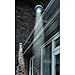 FALOVE Outdoor Solar Gutter LED Lights - White Sun Power Smart Solar Gutter Night Utility Security Light (Round Gutter Light (6pcs))