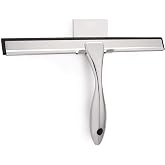 Hiware All-Purpose Shower Squeegee for Shower Doors, Bathroom, Window and Car Glass - Stainless Steel, 14 Inches