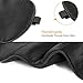 Eye Mask for Sleeping PaiTree Natural Silk Sleep Mask & Blindfold, Professionally-Made, Super-Smooth & Skin-Friendly Eye Shade Eye Cover for Sleeping for Woman & Man (Black)