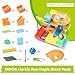 FUNTOK Marble Run Railway Construction Toys Star Travel Game 36pcs Building Blocks Toys for Child