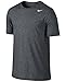 Nike Men's Dri-Fit Athletic Short Sleeve Shirt (X-Large, Black)
