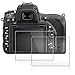 Screen Protector Compatible Nikon D500 D7100 D7200 D800 D800e D810 D750 D600 D610, AFUNTA 2 Pack Camera Anti-Scratch Tempered Glass Foils for DSLR Camera primary