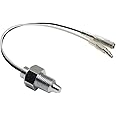 GlowShift Stubby Transmission Temperature Gauge Sensor Sending Unit Compatible with GM 4L60-E Automatic Transmissions - 1/8-27 NPT Thread