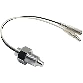 GlowShift Stubby Transmission Temperature Sensor Fits GM 4L60-E | Compatible with Automatic Trans, Features 1/8-27 NPT Thread