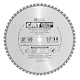 CMT 226.060.10 Industrial Dry Cut Steel Saw Blade, 10-Inch x 60 Teeth 8° FWF Grind with 5/8-Inch Bore