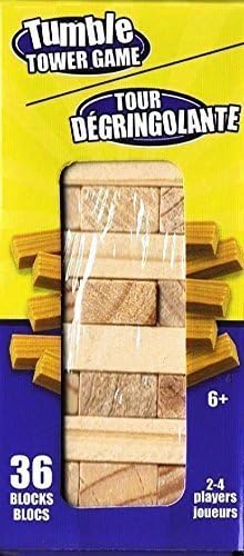 Tumble Tower Stacking Wood Block Game 4.5 Inches Tall by Tumble Tower Game
