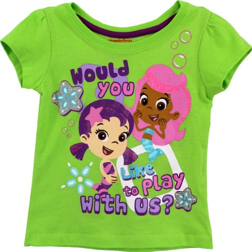 Bubble Guppies Toddler Green T-Shirt 7B7764 (3T)
