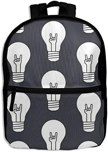 Gestures Unisex Durable Printing Book Kid' Bag With Zipper For Cute Girl School Kindergarten Backpacks