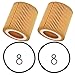 Oil Filter 11427541827 For BMW MANN HU816X (2-Pack)