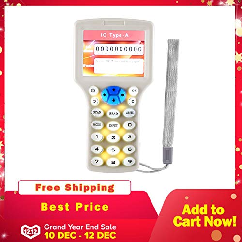 White CTCSS 99 up to 3 km(Open Field) 9 Frequency Copy Encrypted NFC Smart Card RFID Copier ID/IC Reader Writer with USB Cable - Thumbnail 5