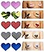 SoJourner Bags Nipplecovers Rave Pasties - Nipple Covers Breast Petals for Women | Disposable Self Adhesive Cover [10 Hearts]