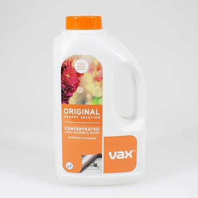Vax Original Carpet Washing Solution Rose Burst Scent 1L Concentrated