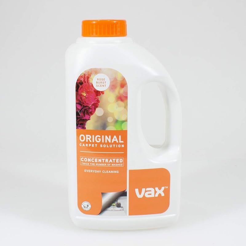 Vax Original Carpet Washing Solution Rose Burst Scent 1L Concentrated