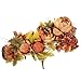 KINGSO Artificial Peony Silk Flowers Bouquet Home Wedding Decoration